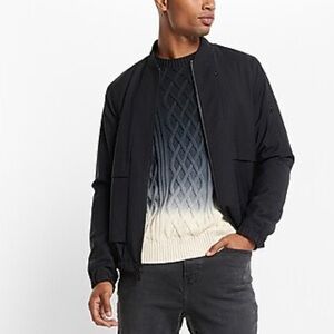 Men's Black bomber jacket